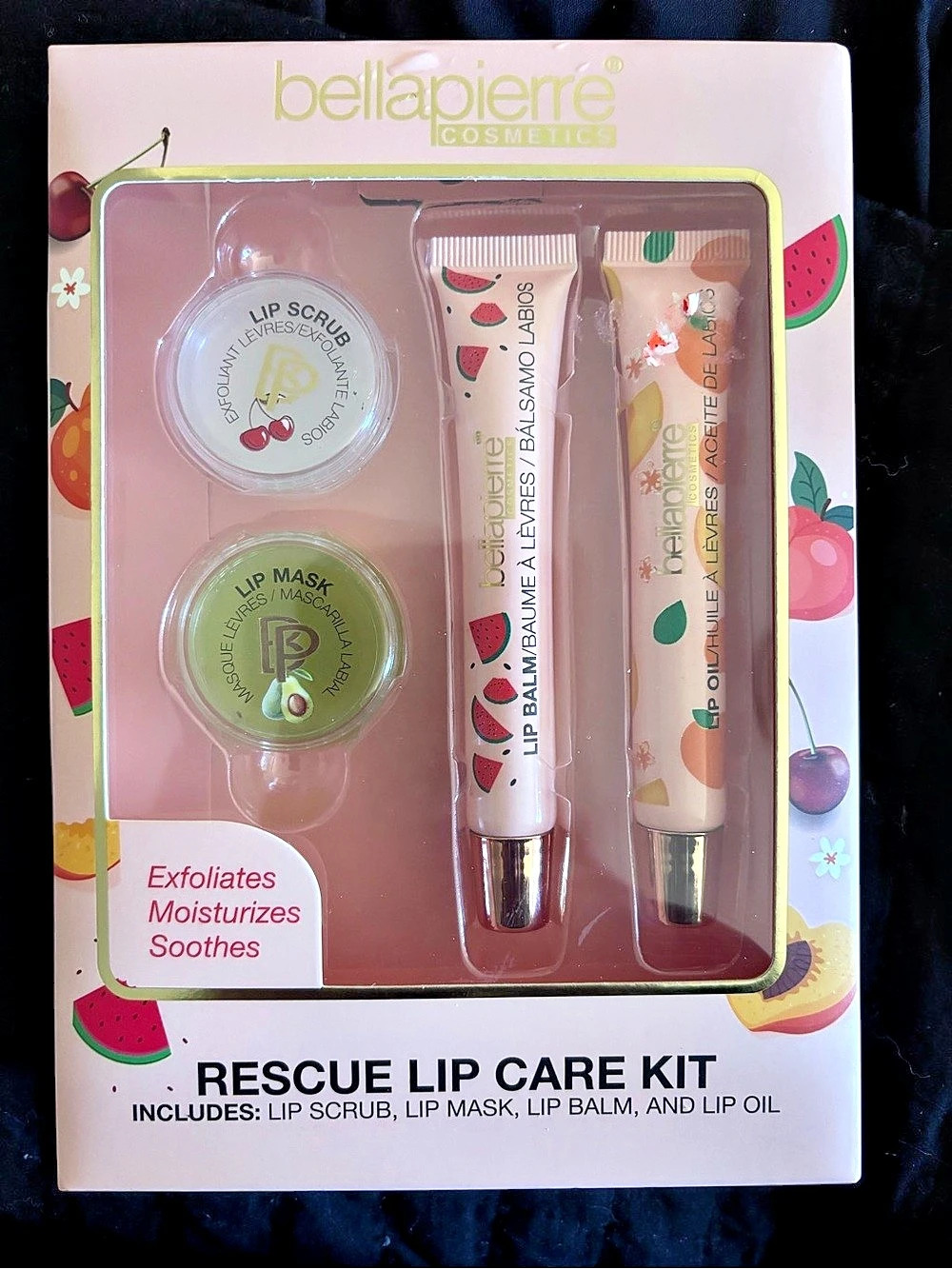 Bellapierre Cosmetics Rescue Lip Care Kit – 4 Piece Set